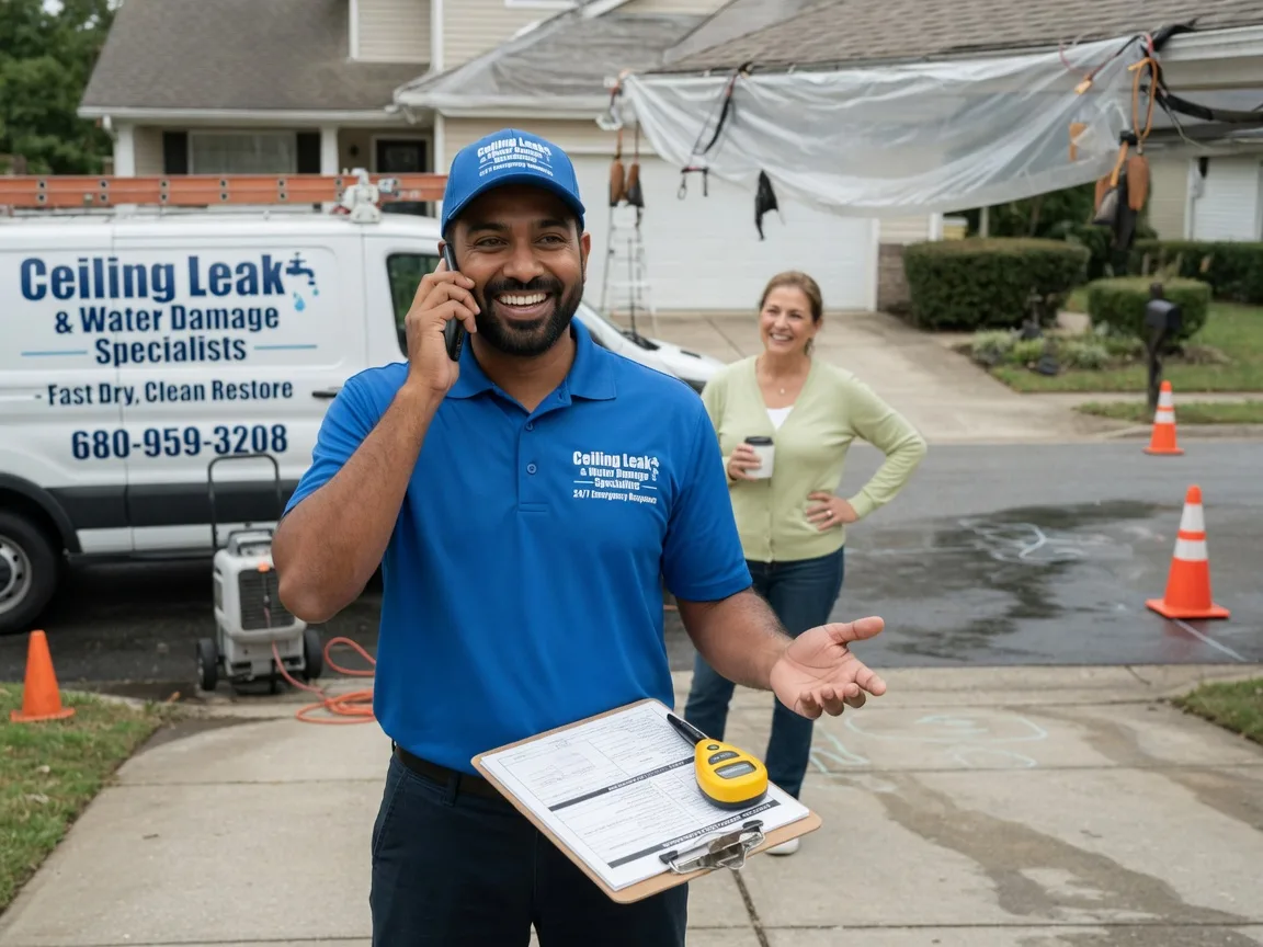 Ceiling Leak Cleanup Oconto, NE FAQs
